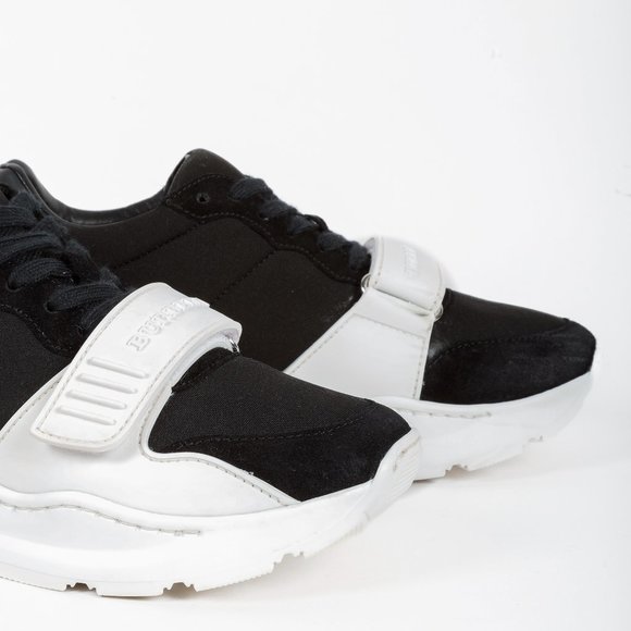 *SOLD* Burberry Black Regis Sneakers - Picture 5 of 11